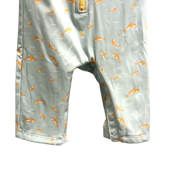 Mori Baby Dolphin One-Piece UPF 50+ Rashguard Beach Summer Size 9-12 Months - Picture 3 of 7